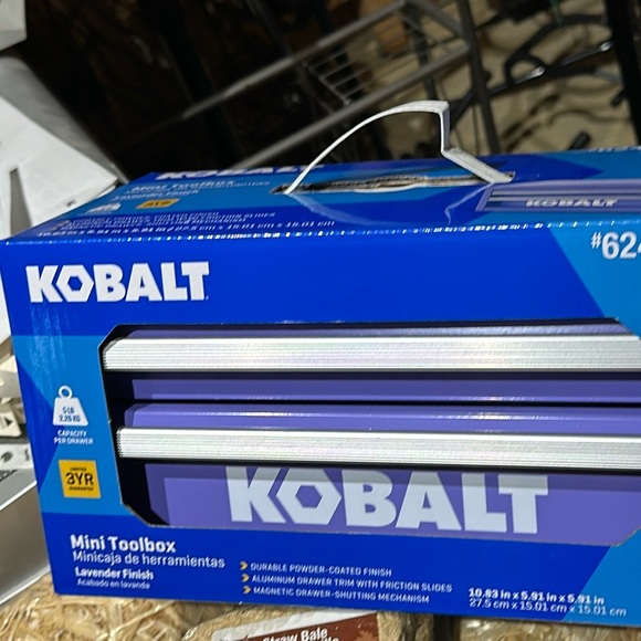 2 Kobalt Mini Tool Boxes
1 Lavender & 1 White Kobalt Mini Tool Box - Picture 2 of 3